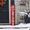 Glitzhome® 3.5ft. Lighted Dog Christmas Porch Sign with Timer